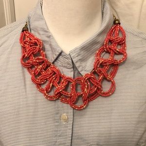 Large Coral necklace from J. Crew